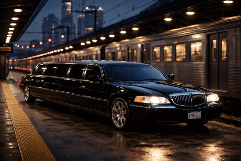 railway and city connection